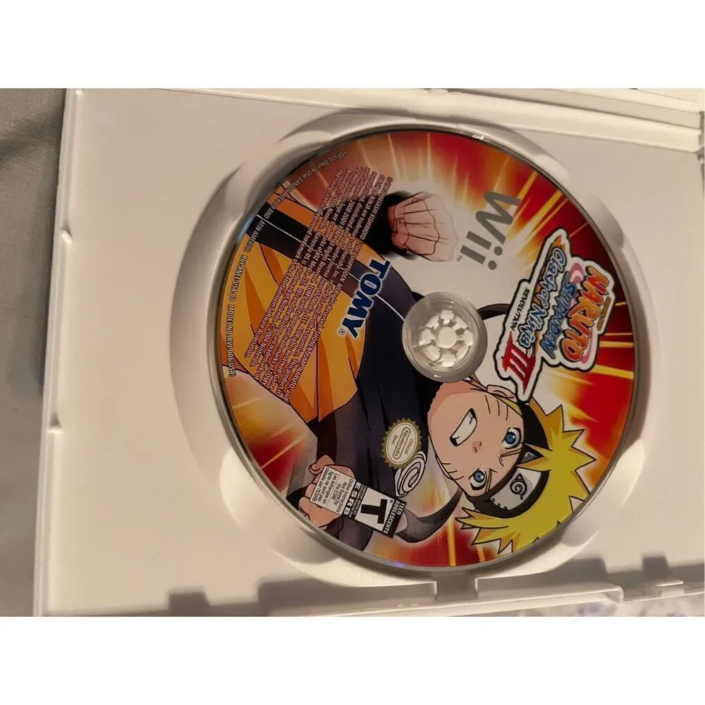 Tomy Naruto Shippuden Clash of Ninja Revolution 3 - Nintendo Wii Video Game OS